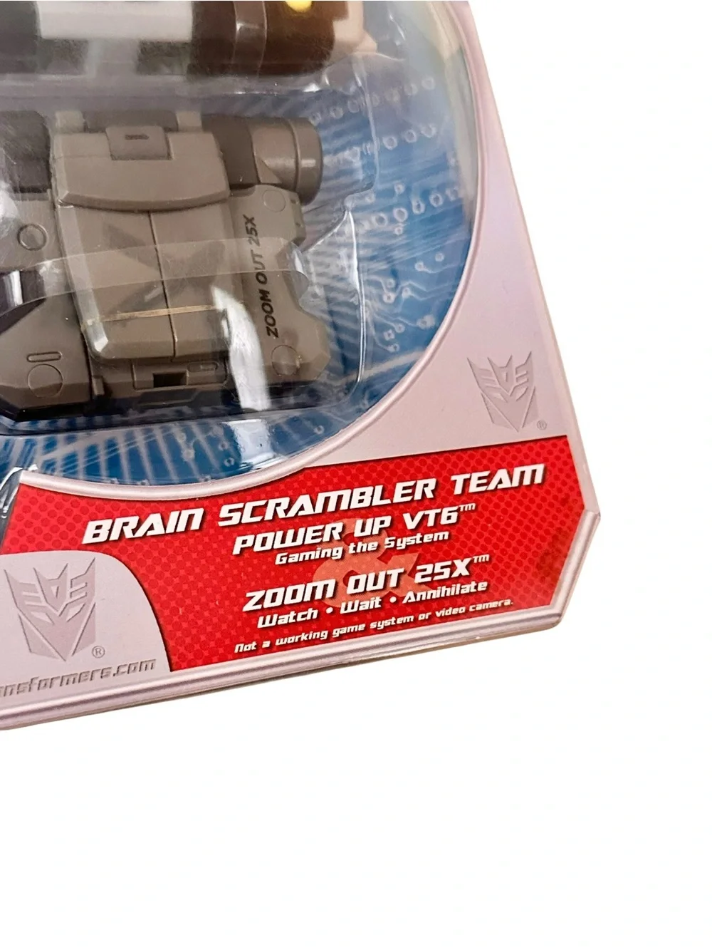 Transformers Brain Scrambler Team Power Up VT6 Zoom Out 25X Action Toy